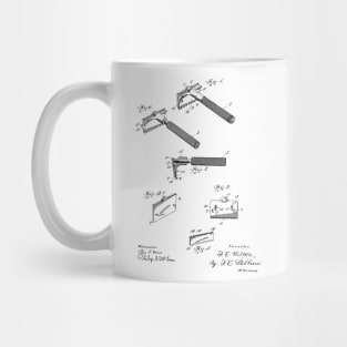 Safety Razor Vintage Patent Hand Drawing Mug